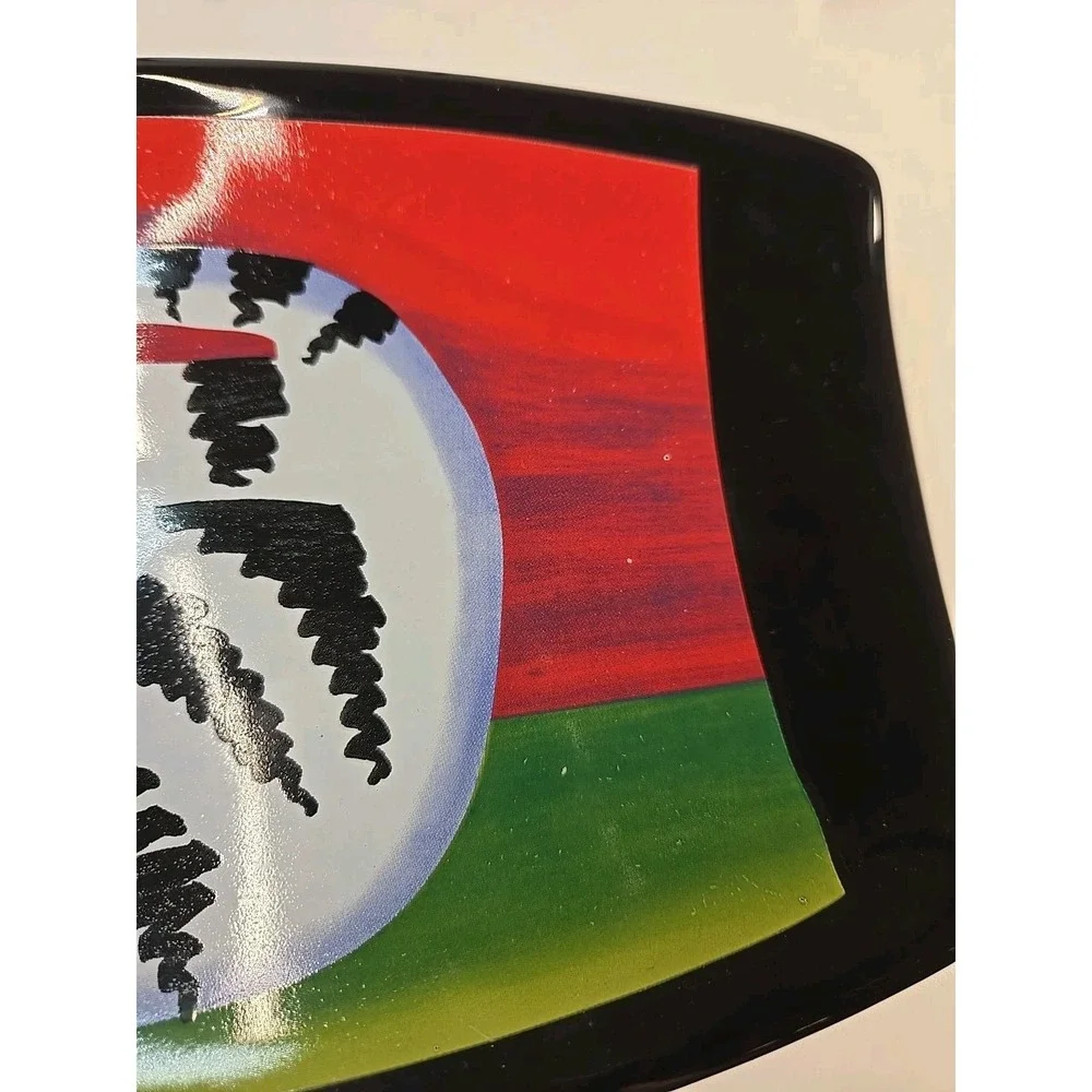 Naylor CAT 2005 Handpainted Ceramic Tray Dish Wall‎ Hang Henriksen Imports Tabby
